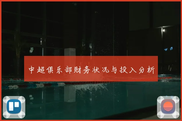 中超俱乐部财务状况与投入分析