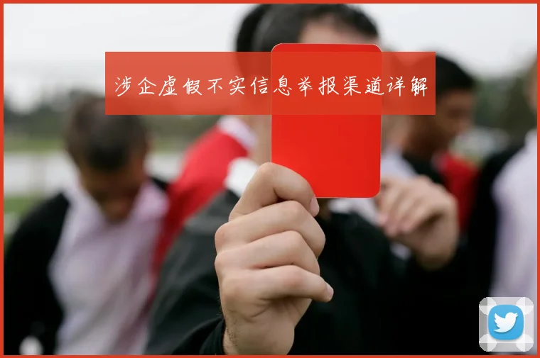 涉企虚假不实信息举报渠道详解