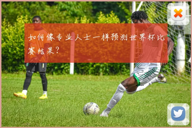 如何像专业人士一样预测世界杯比赛结果？